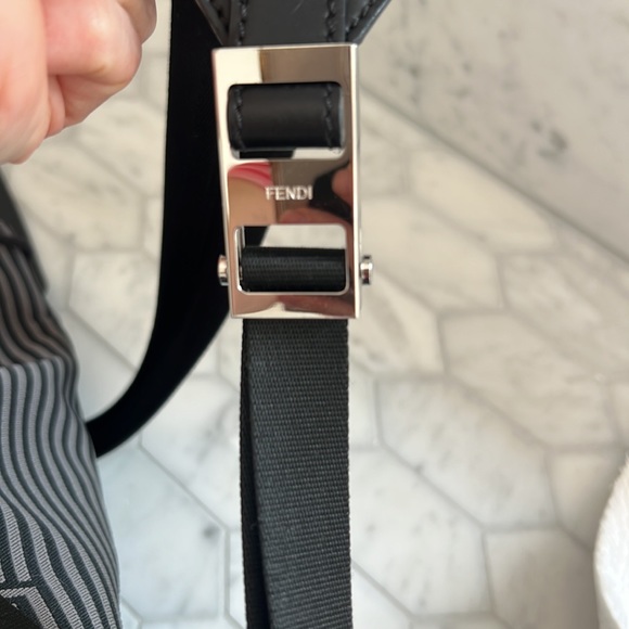 Authentic FENDI Striped Backpack like new. Hardware in perfect condition. - Picture 12 of 12